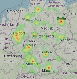 Heatmap (Anrufverteilung)