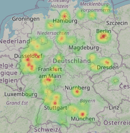 Heatmap (Anrufverteilung)