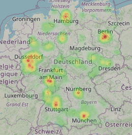 Heatmap (Anrufverteilung)