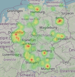 Heatmap (Anrufverteilung)