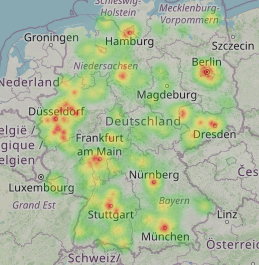 Heatmap (Anrufverteilung)