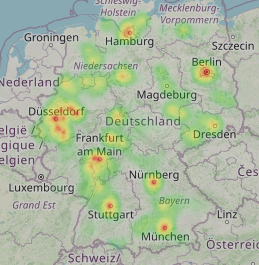 Heatmap (Anrufverteilung)