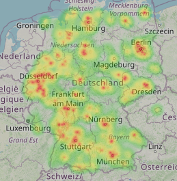 Heatmap (Anrufverteilung)