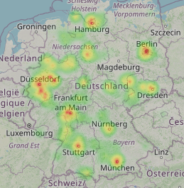 Heatmap (Anrufverteilung)