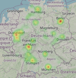 Heatmap (Anrufverteilung)