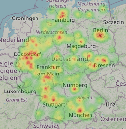 Heatmap (Anrufverteilung)