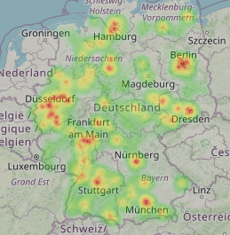 Heatmap (Anrufverteilung)