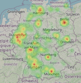 Heatmap (Anrufverteilung)