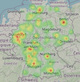 Heatmap (Anrufverteilung)