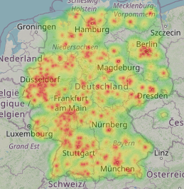 Heatmap (Anrufverteilung)