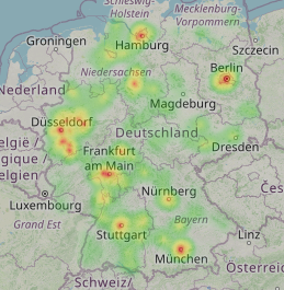 Heatmap (Anrufverteilung)