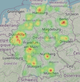 Heatmap (Anrufverteilung)