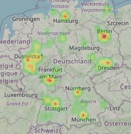 Heatmap (Anrufverteilung)