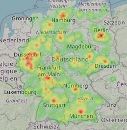 Heatmap (Anrufverteilung)