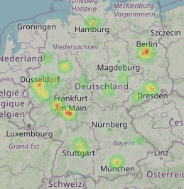 Heatmap (Anrufverteilung)