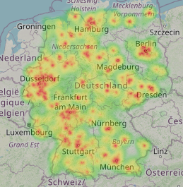 Heatmap (Anrufverteilung)