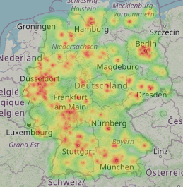 Heatmap (Anrufverteilung)