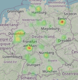 Heatmap (Anrufverteilung)