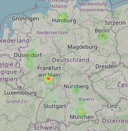 Heatmap (Anrufverteilung)