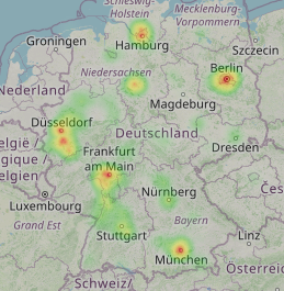 Heatmap (Anrufverteilung)