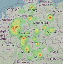 Heatmap (Anrufverteilung)