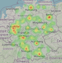 Heatmap (Anrufverteilung)