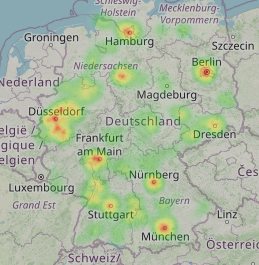 Heatmap (Anrufverteilung)