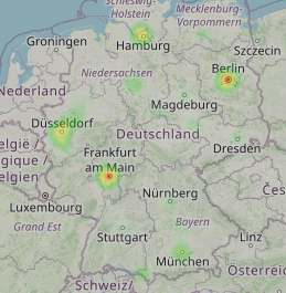 Heatmap (Anrufverteilung)