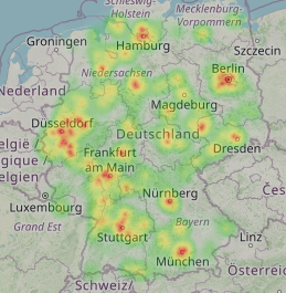 Heatmap (Anrufverteilung)