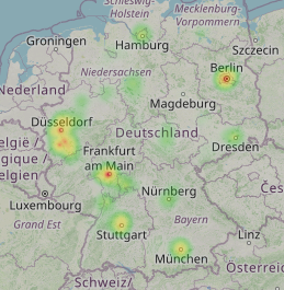 Heatmap (Anrufverteilung)