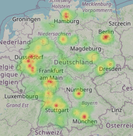 Heatmap (Anrufverteilung)