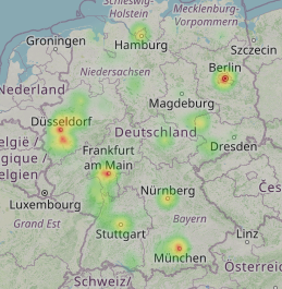 Heatmap (Anrufverteilung)