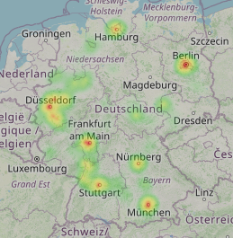 Heatmap (Anrufverteilung)