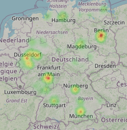 Heatmap (Anrufverteilung)