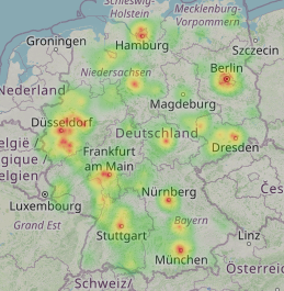 Heatmap (Anrufverteilung)