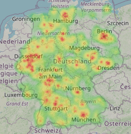 Heatmap (Anrufverteilung)