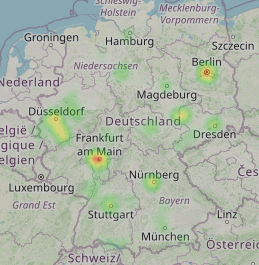 Heatmap (Anrufverteilung)