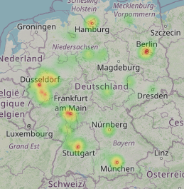 Heatmap (Anrufverteilung)