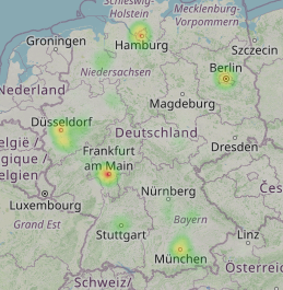 Heatmap (Anrufverteilung)