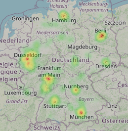 Heatmap (Anrufverteilung)