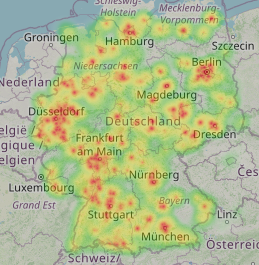 Heatmap (Anrufverteilung)