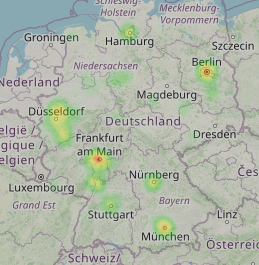 Heatmap (Anrufverteilung)