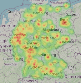 Heatmap (Anrufverteilung)