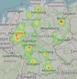 Heatmap (Anrufverteilung)