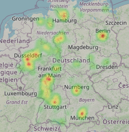 Heatmap (Anrufverteilung)