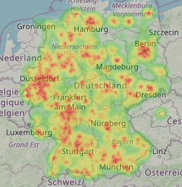 Heatmap (Anrufverteilung)