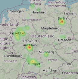 Heatmap (Anrufverteilung)