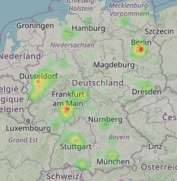 Heatmap (Anrufverteilung)