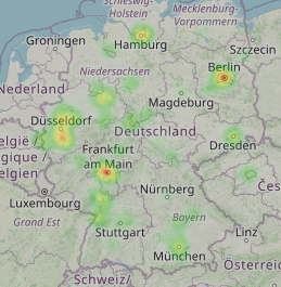 Heatmap (Anrufverteilung)