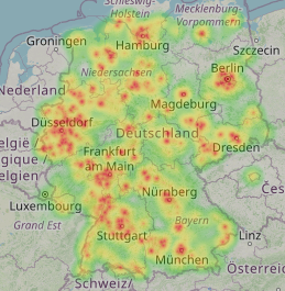 Heatmap (Anrufverteilung)